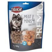 Trixie Meat Minis 4 Snack Pack лакомство для собак курица, утка, говядина, баранина 100 г